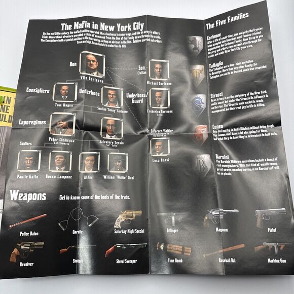 The Godfather: The Game (Original Xbox) CIB COMPLETE & TESTED with MAP - Picture 8 of 8